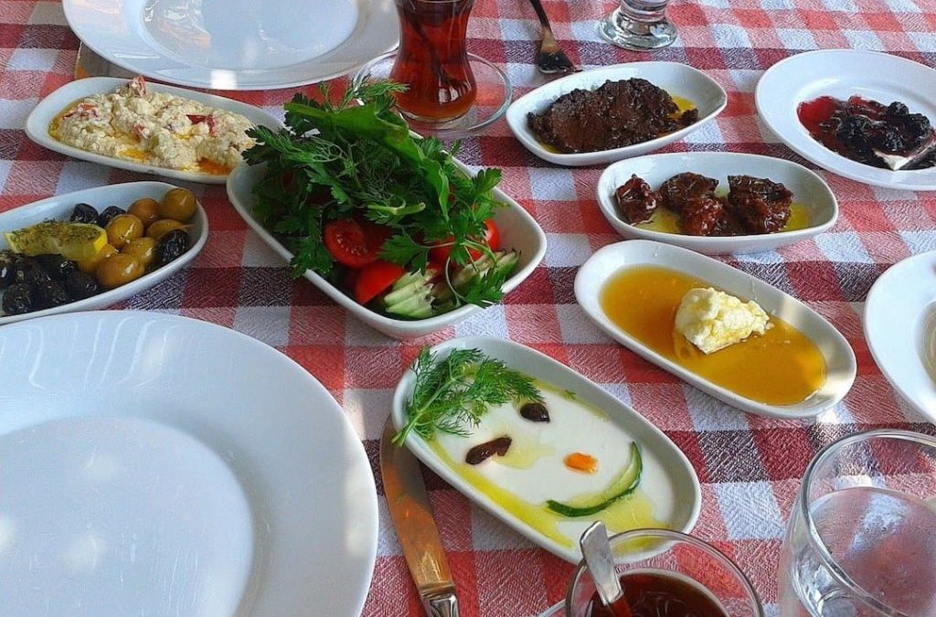 Real Turkish Kahvalti 
Turkish Breakfast